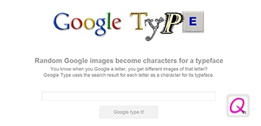 查找与字母相似的图片-Google Type
