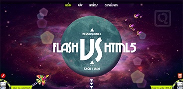 Flash&Html5双版本弹幕游戏-FLASH VS HTML