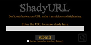 生成一个可疑的链接-ShadyURL