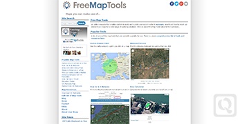 多用途在线地图工具-Free Map Tools