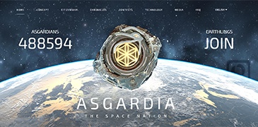 全球首个太空国家官网-Asgardia