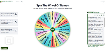 自定义幸运大转盘-Spin The Wheel Of Names