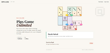 多米诺骨牌逻辑谜题-Pips Game Unlimited