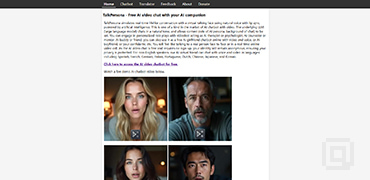 与AI女友在线视频聊天-TalkPersona